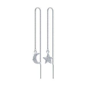 94027654-91 Серьги (Ag 925)