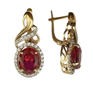 15880 Серьги (Au 585)