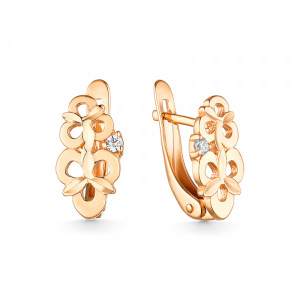 16650 Серьги (Au 585)