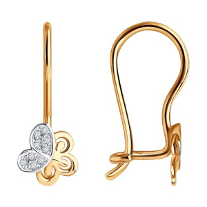 026314 Серьги (Au 585)