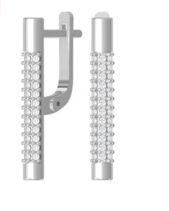 Серьги 0201982-00775 Ag 925