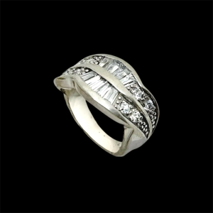 Кольцо ж. "999,9" сер.925% 