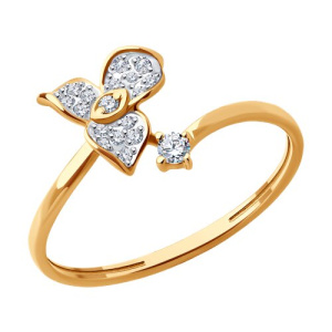 019517 Кольцо (Au 585)