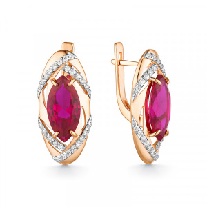 18502 Серьги (Au 585)