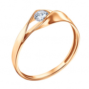 КольцоКЛ-36.18,5.бцФ.з585 Кольцо литьевое (Au 585)