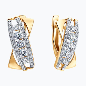 0200761 Серьги (Au 585)