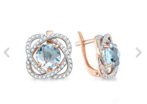 16241 Серьги (Au 585)