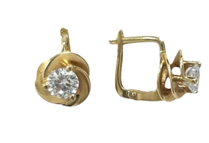 19282 Серьги (Au 585)