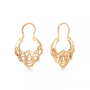 22232 Серьги (Au 585)