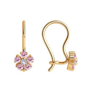 022683 Серьги (Au 585)