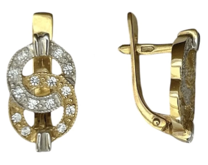 9383 Серьги (Au 585)