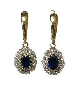 16253 Серьги (Au 585)