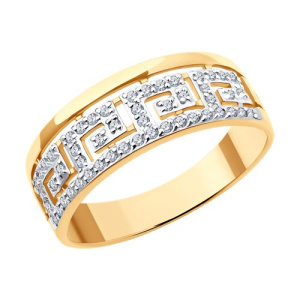 019348 Кольцо (Au 585)