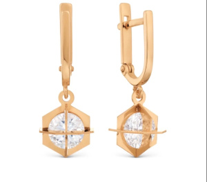 24187 Серьги (Au 585)