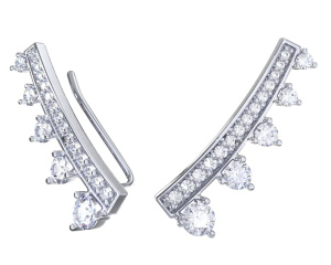 Серьги-каффы 0201777-00775 Ag 925