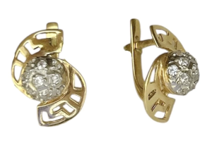 677 Серьги (Au 585)