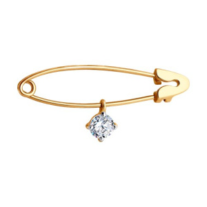 040339 Брошь (Au 585)