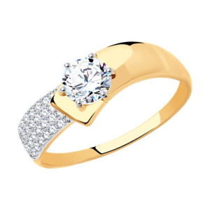 017402 Кольцо (Au 585)