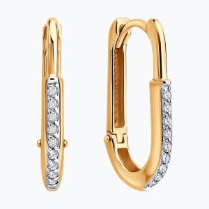 0200702 Серьги (Au 585)