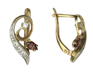 13233 Серьги (Au 585)