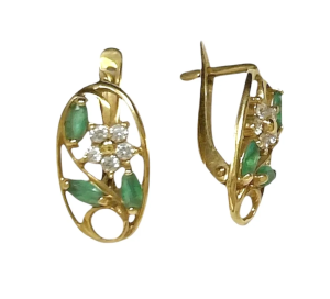 14670 Серьги (Au 585)