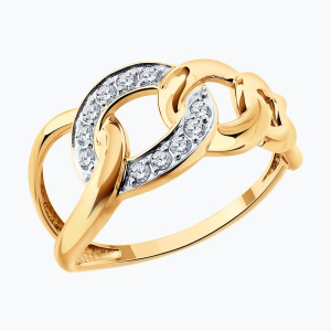 019837 Кольцо (Au 585)