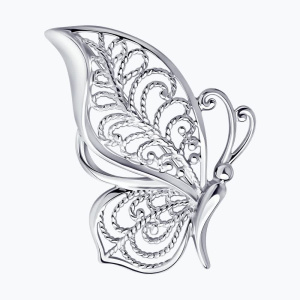 94-140-00727-1 Брошь (Ag 925)