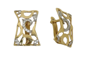 14358 Серьги (Au 585)