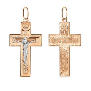 Крест 102-ОБ-22.33-11 (Золото 585)