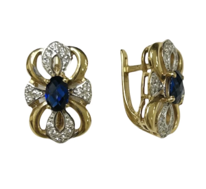 16452 Серьги (Au 585)