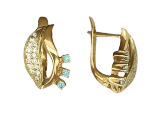 13520 Серьги (Au 585)