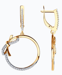 24160 Серьги (Au 585)