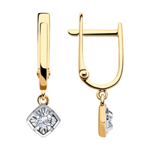 0200090 Серьги (Au 585)