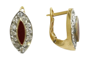 13523 Серьги (Au 585)