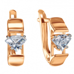 СргЛ20.бцSw.з585 Серьги литьевые (Au 585)