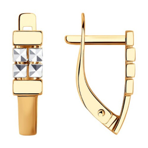 0200166 Серьги (Au 585)