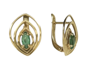 14657 Серьги (Au 585)