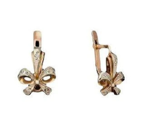 21891 Серьги (Au 585)