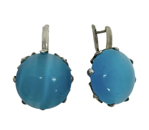 Серьги "999,9" сер.925% 