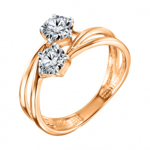 КольцоКЛ-33.18,5.бцФ.з585 Кольцо литьевое (Au 585)