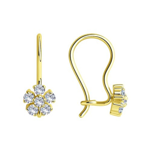 022674-2 Серьги (Au 585)