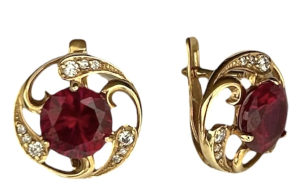 15878 Серьги (Au 585)