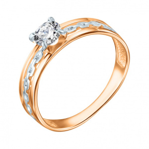 КольцоКЛ-28.19,5.бцФ.з585 Кольцо литьевое (Au 585)