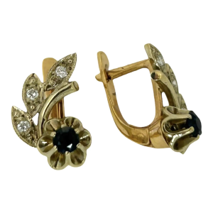 1567 Серьги (Au 585)