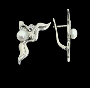 Серьги "Сувениры балтики" сер925%