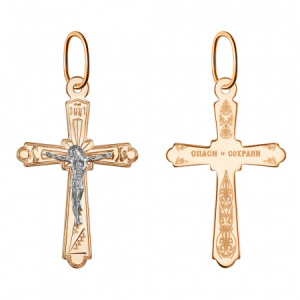 Крест 102-ИХ-22.23-11 (Золото 585)