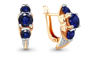 14555 Серьги (Au 585)