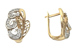 19240 Серьги (Au 585)