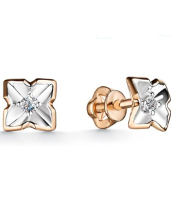 С241-120 пуссеты (Au 585)