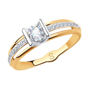 018250 Кольцо (Au 585)